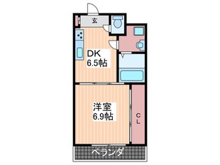 ノ－ブル平和大通りの物件間取画像